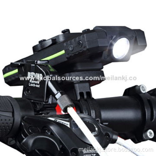 Bike GPS Power Bank, Mounted on Bike Steel with LED Light, Water-resistant IPX5